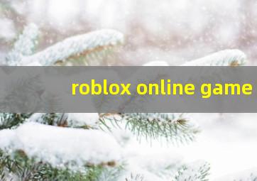 roblox online game